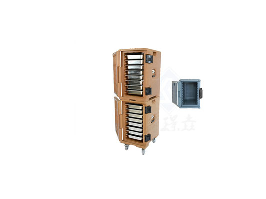 Caixas isoladas de material LLDPE para isolamento térmico e transporte de alimentos