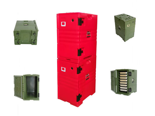 Caixas isoladas de material LLDPE para isolamento térmico e transporte de alimentos