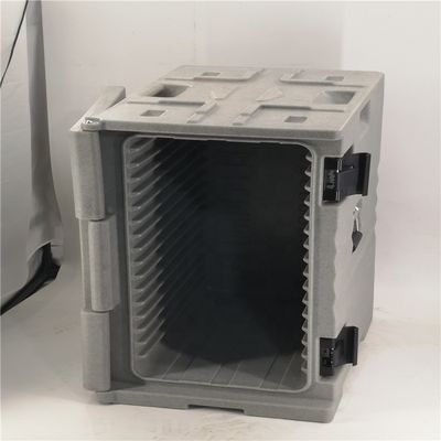 Conservar alimentos aquecidos em recipientes de polietileno com equipamentos de aquecimento