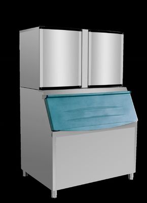 Máquina de fabricação de cubos de gelo 2000 kg/24 h para produção de cubos de gelo em ambientes comerciais