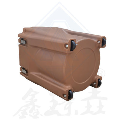Refrigerador de bebidas de barril redondo portátil isolado para armário de aquecimento de alimentos