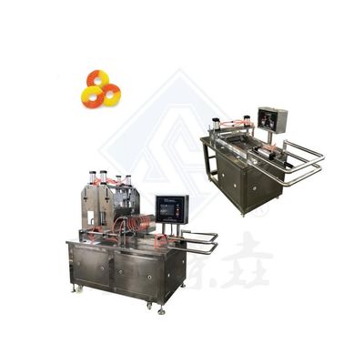 Máquina de bombons de goma de mirtilo de alta produtividade para produção de diversos doces moles