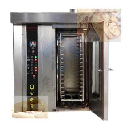 Máquina de processamento de alimentos Padaria Forno rotativo Forno de panificação Máquina de fabricação de pão Forno automático