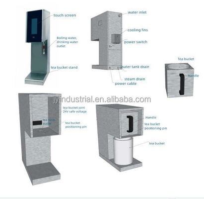 Máquina de extração de chá e café totalmente automática para produção em grande volume