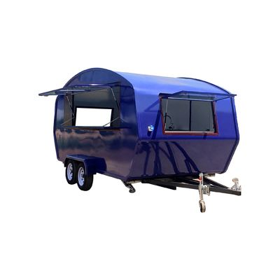 Remolque móvel de gelados com equipamento de cozinha completo e longa vida útil