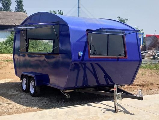 Remolque móvel de gelados com equipamento de cozinha completo e longa vida útil