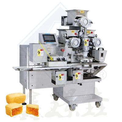 Máquina de incrustação multifuncional totalmente automática para preenchimento de massa de alta produtividade
