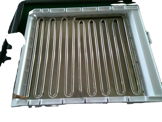 Máquina automática de fazer cubos de gelo industriais comerciais de 220 V com evaporador de gelo 9x12