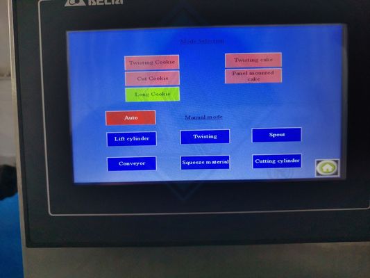 Máquinas de prata Função Pequena Empresa Automatização Bolo Biscoito máquina de fazer doces