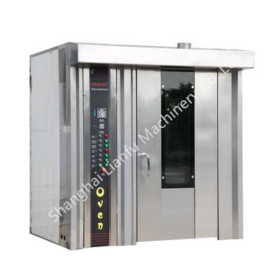 Equipamento de panificação 8 bandejas Pão Forno de panificação a gás com vapor e 16 bandejas