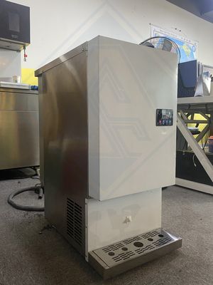Máquina de fabricação de cubos de gelo totalmente automática de 120 kg no mercado industrial com tecnologia inteligente