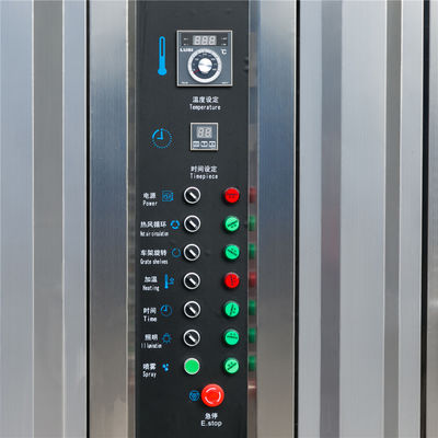 32 Forno rotativo de bandeja 380V Consumo de electricidade 52,5kwh para as necessidades industriais de panificação
