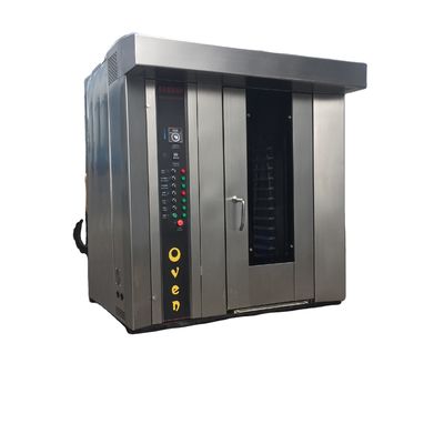 1800X2000X2200mm Forno rotativo de pão comercial totalmente automático com 1 rack
