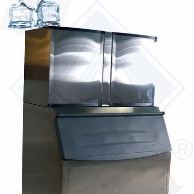 Máquina automática de gelo comercial de 700 kg para fabricação de gelo industrial