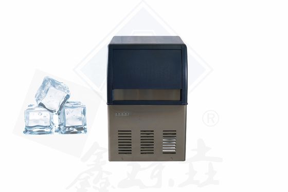 Máquina de fabricação de cubos de gelo comercial para cubos de gelo de cristal 54 kg/dia Capacidade 220v Voltagem