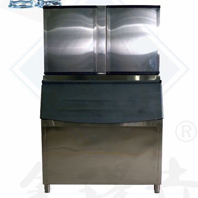 Compressor TECUMSEH 800kg Máquina de cubos de gelo comercial de alta capacidade com 22x22x22mm