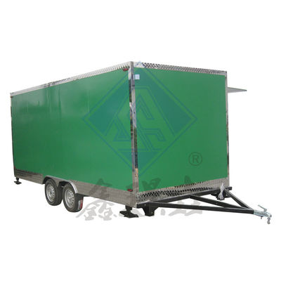 500CM Industrial Comercial Quadrado Single/Double Axles Carrinho de alimentos móvel Food Truck