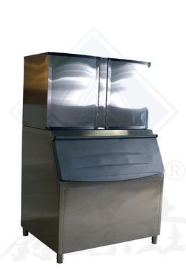 600 kg de capacidade de armazenamento de gelo Máquina de gelo em flocos para fabricação de Bingsu em ambiente comercial