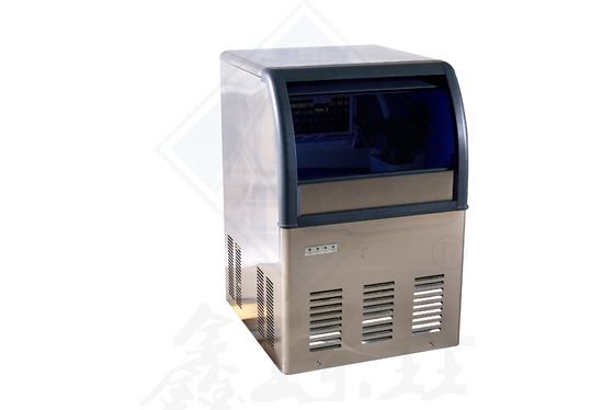 Máquina de fabricação de cubos de gelo comercial com capacidade de 54 kg/dia e produção rápida