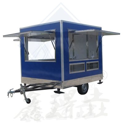 Caminhão de comida vintage de cor personalizada Restaurante totalmente equipado Grelha de Rotisserie de Frango