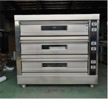 Forno de panificação de alta produtividade para bolo 3 armários Forno termômetros e ano 2020