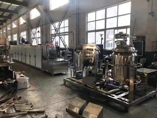 Produzir diferentes tipos de doces com 150 kg/h Máquina Automática de Fabricação de Doces de Goma