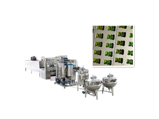 Máquina automática de fabricação de doces industrial de 150 kg/h