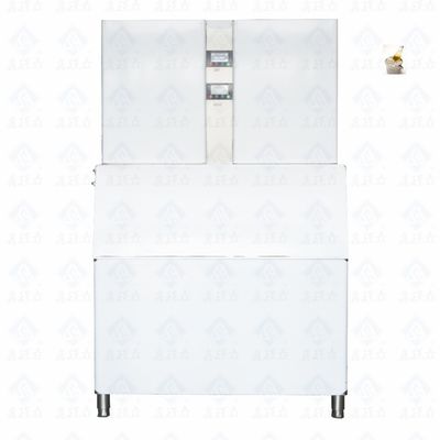 Fabricante de gelo refrigerado a ar comercial 220V Voltagem para produção de gelo em cubos