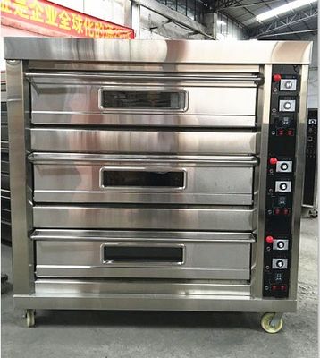 Forno de pizza de 2 decks e 4 bandejas perfeito para a padaria em equipamentos de hotel de uso geral