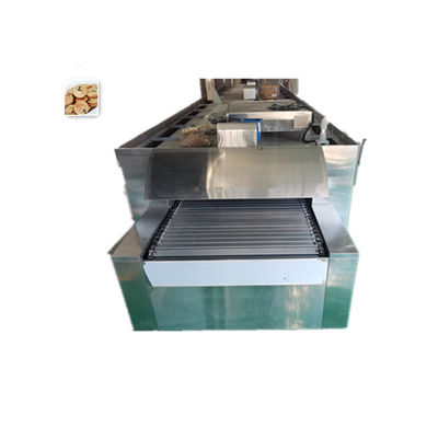 48KW/H Commercial Pão Francês Automático Cupcake Forno de túnel de gás