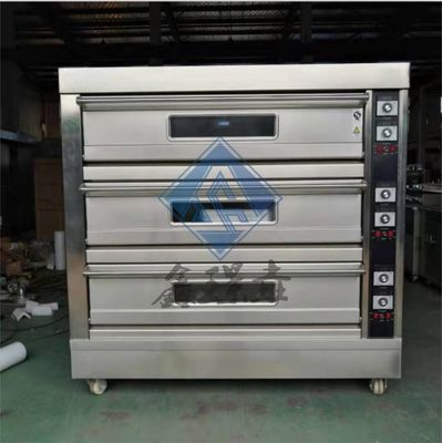 2022 Máquina de assar pizza Forno comercial de gas com suporte técnico em vídeo