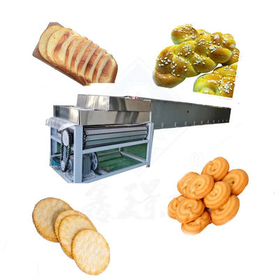 Forno a gás de túnel de poupança de energia para tratamento térmico na produção industrial de pão