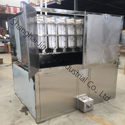 Máquina de blocos de gelo em recipientes de aço inoxidável para os requisitos do cliente