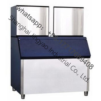 Equipamento de cafeteria Máquina de fazer gelo de cubo para barra de suco 750W e forma de bloco de gelo