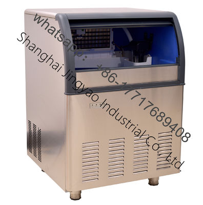 Equipamento de cafeteria Máquina de fazer gelo de cubo para barra de suco 750W e forma de bloco de gelo