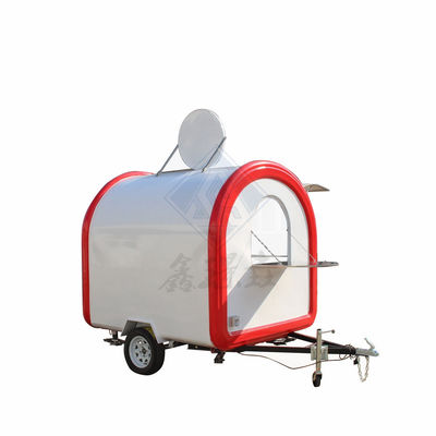 Longo Período de Utilização 250 Modelo Redondo Caminhão Móvel de Alimentos com Eixo Único