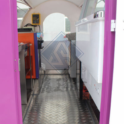 Serviço de manutenção de campo para sobremesa Queijo Biscoitos Batatas fritas Carrinho de alimentos Caminhão de comida móvel