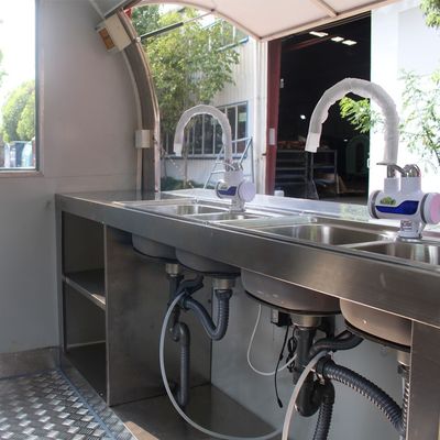 Remolque móvel de camião de alimentos personalizado para alta produtividade e personalização