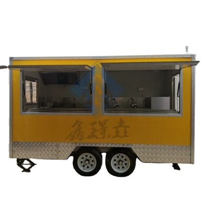 Restaurante Comercial Quiosque de Alimentos de Rua Modern Trailer para Pizza Burger Frito Frango