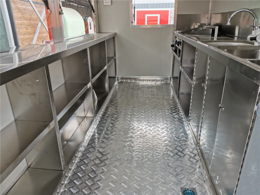 Restaurante Comercial Quiosque de Alimentos de Rua Modern Trailer para Pizza Burger Frito Frango