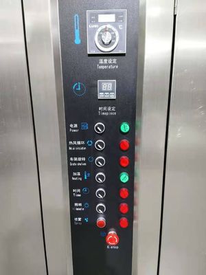 Matéria-prima Forno de panificação a gás de frutas Comercial 16 32 bandejas Fácil de operar Forno de cozinha