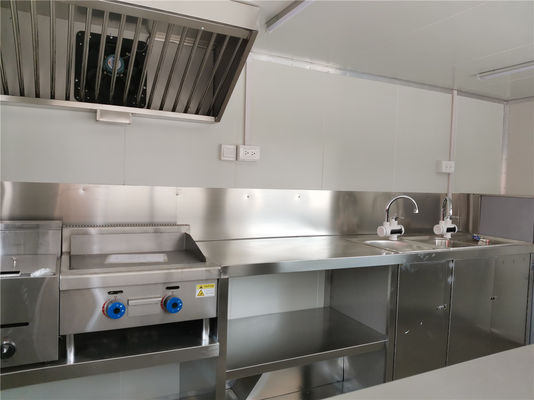 2021 Kiosco móvel de carrinho de comida inoxidável para empresa de publicidade