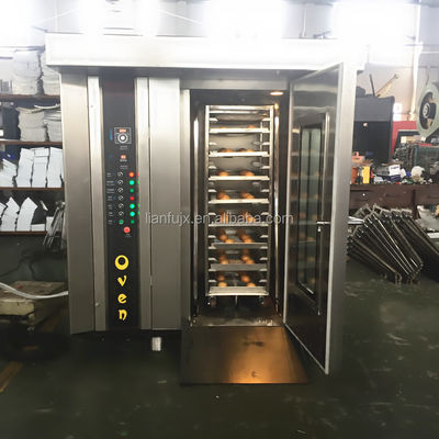 Matéria-prima Forno de panificação a gás de frutas Comercial 16 32 bandejas Fácil de operar Forno de cozinha