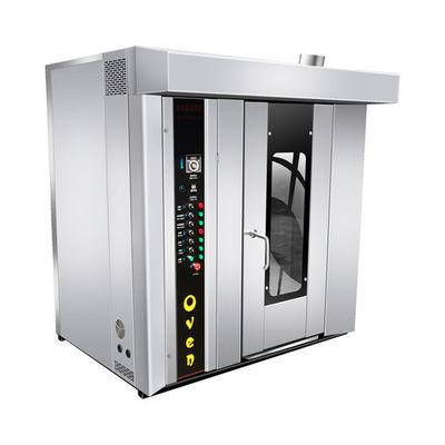 Equipamento de alimentação Fornecedor de panificação queimador automático de gás forno de rack rotativo com forno rotativo de frango