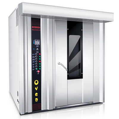 Equipamento de alimentação Fornecedor de panificação queimador automático de gás forno de rack rotativo com forno rotativo de frango