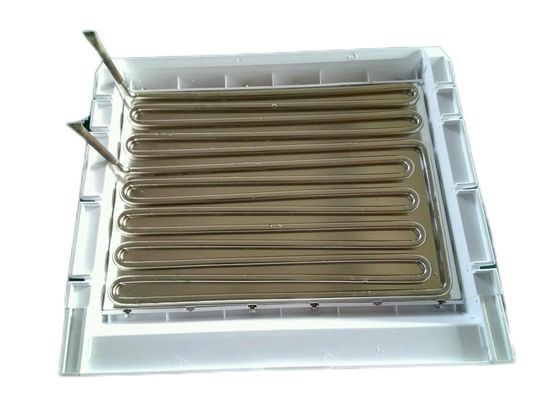 1000 kg/dia Evaporador de máquina de gelo de aço inoxidável cubo com 29mm*29mm*22mm tamanho de gelo