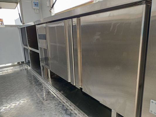 Carrinho de chá de suco de leite de alimentos quentes caminhões móveis de alimentos Trailers com 1000kg longa vida útil