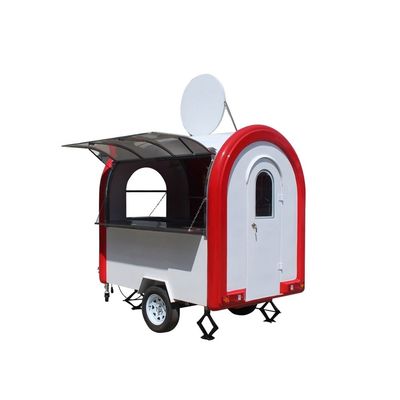 Aplicação de produtos lácteos Cozinha completa e banheiro Caminhão móvel de alimentos com tensão de 1500W