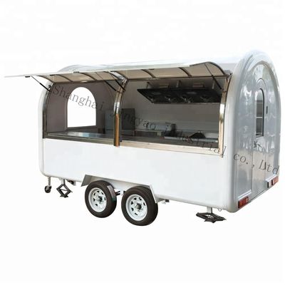 Customização 220V/110V Caminhão de comida móvel Trailer de alimentos sorvete rolos de café cachorros-quentes