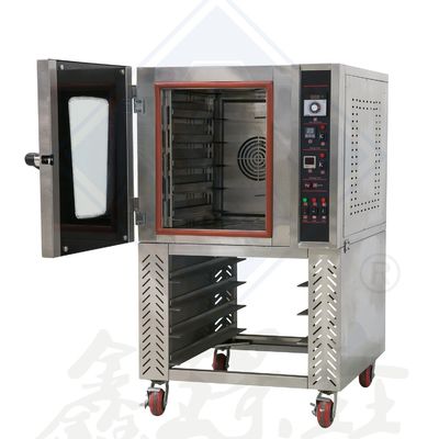 Forno de convecção industrial de gás de transporte comercial de 120 kg para assar pão e pizza
